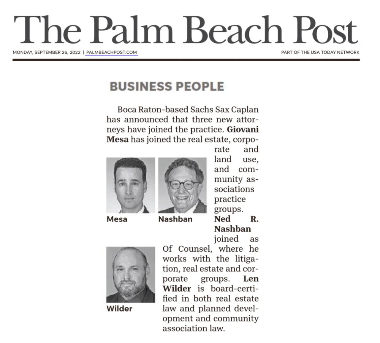New Attorneys Added to the Firm