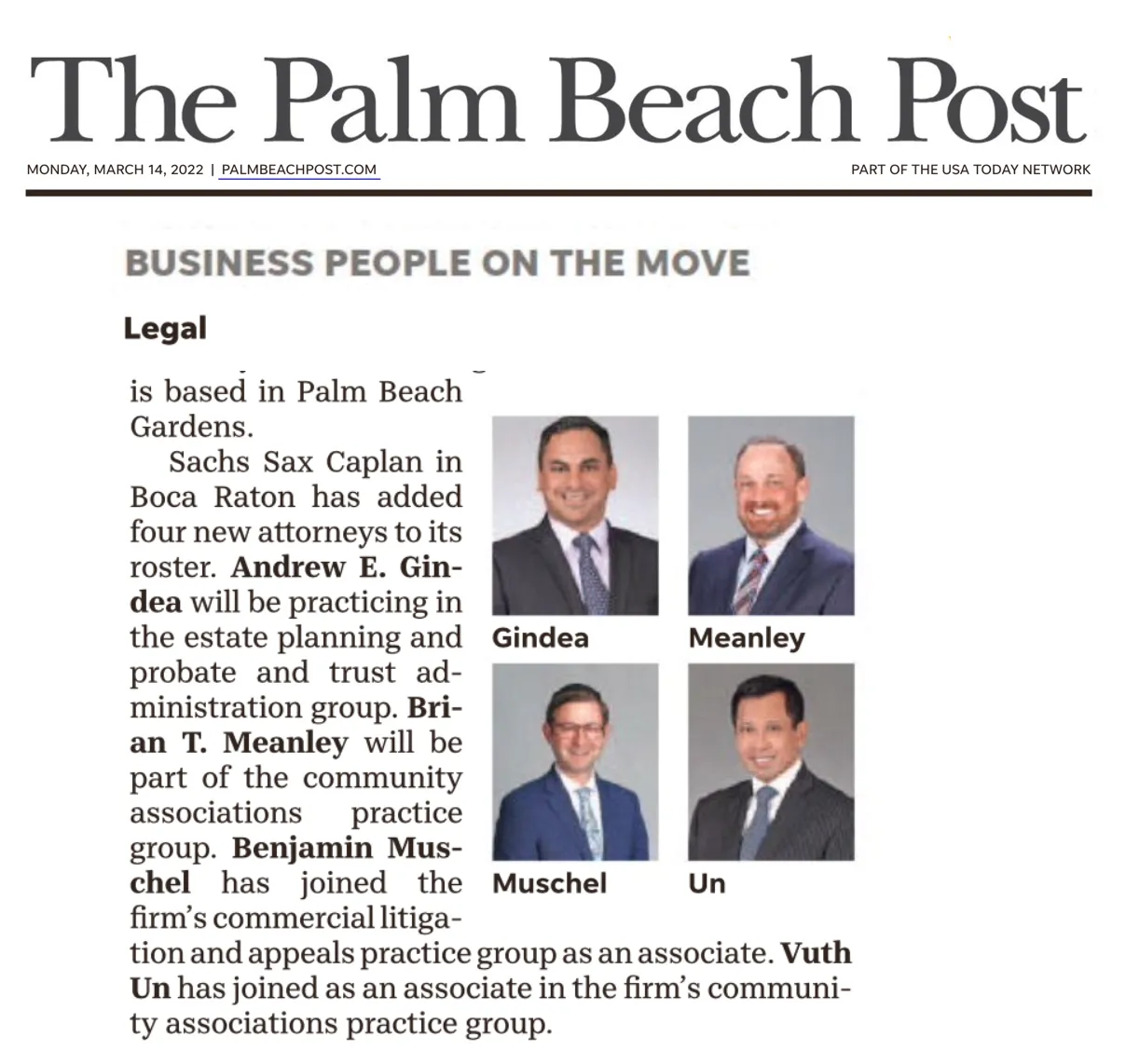 New Attorneys Added to the Roster