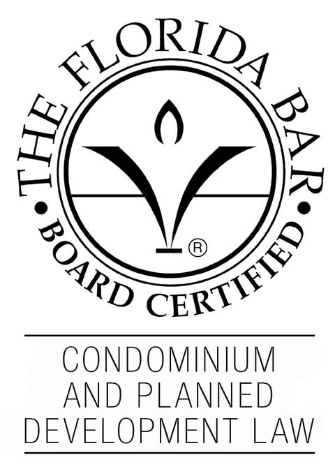 The Florida Bar Board Certified seal, Condominium and Planned Development Law